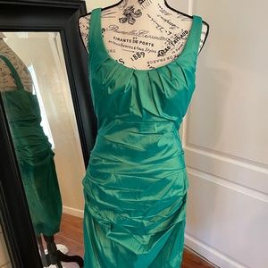 NWT - Figure flattering ruched dress. Almost looks iridescent.